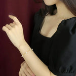 18K Yellow Gold Natural Akoya Pearl from Japan Bracelets Bracelets Etsy