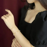 18K Yellow Gold Natural Akoya Pearl from Japan Bracelets Bracelets Etsy