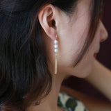 6-6.5mm High Luster Akoya Pearl Earrings - 14K Yellow Gold Filled Etsy