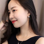 5A+ High Luster White Pearl 8-9mm Earrings Handmade 18K Solid Yellow Gold Pearl Earrings, Gift for Her, Anniversary Gift Idea Etsy