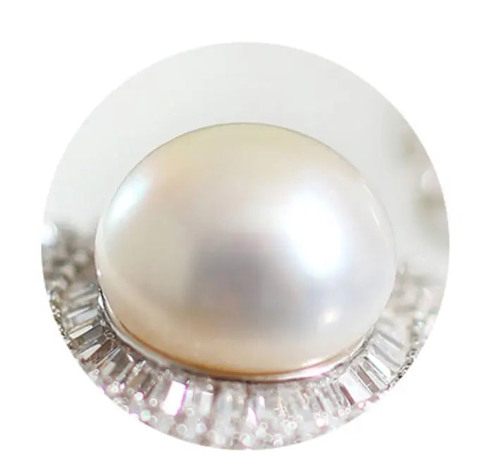 12mm Natural High Luster White Pearl 925 Silver White Pearl Earrings, Gift Idea, Cluster Earrings, Anniversary Gift Idea, Gift for Mom Etsy
