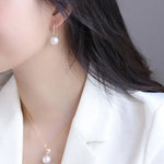 12mm Freshwater White Pearl Earrings in 14K Yellow Gold Etsy
