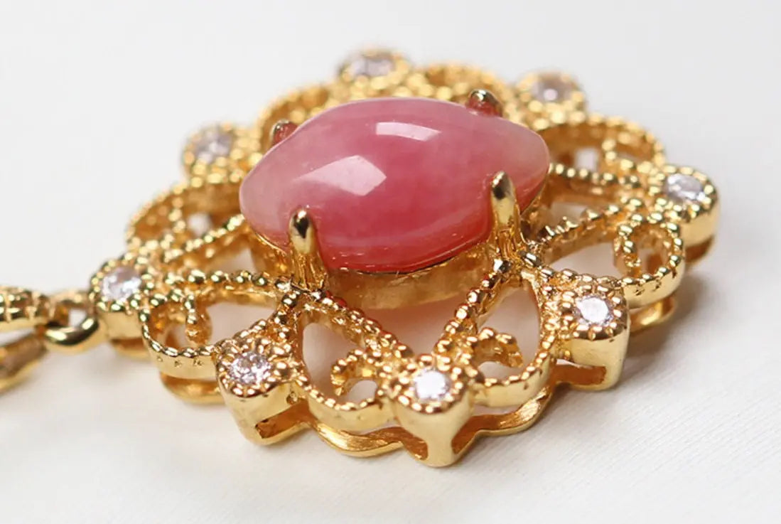Queen Conch Pearl 18K Solid Yellow Gold Bespoke Necklace (Customize), Strombus Gigas, Flamed Pink, Seawater Pearl, Customized Jewelry, Gift Etsy