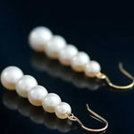 Akoya Pearl Hook Earrings - 18K Yellow Gold Etsy