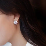 11-12mm Natural High Luster Purple Pearl Earrings 925 Silver Firework Earrings, Edison Pearl Earrings, Anniversary Gift Idea, Gift for Mom Etsy