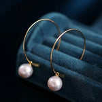8-9mm Natural Nude Pearl Earrings - 14K Gold Filled Vanilla Pearls Etsy