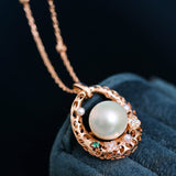 Freshwater Pearl Necklace - S925 Silver Retro Hollow Design Etsy