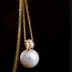 11-14mm High Luster Freshwater Pearl Necklace - 18K Gold Etsy