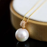11-14mm High Luster Freshwater Pearl Necklace - 18K Gold Etsy