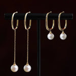 6mm Natural Akoya Pearls from Japan Earrings 14k Solid Yellow Gold Seawater White Pearl Earrings, Anniversary Gift Idea, Gift for Mom Etsy