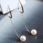 6mm Natural Akoya Pearls from Japan Earrings 14k Solid Yellow Gold Seawater White Pearl Earrings, Anniversary Gift Idea, Gift for Mom Etsy