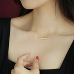 Balance Beam 18k Akoya Beaded Pearl Necklace, 18k Solid Yellow Gold Superior Akoya Champagne Pearl Necklace Etsy