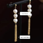 6-6.5mm High Luster Akoya Pearl Earrings - 14K Yellow Gold Filled Etsy