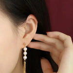 6-6.5mm High Luster Akoya Pearl Earrings - 14K Yellow Gold Filled Etsy