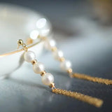 6-6.5mm High Luster Akoya Pearl Earrings - 14K Yellow Gold Filled Etsy