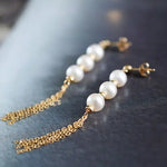 6-6.5mm High Luster Akoya Pearl Earrings - 14K Yellow Gold Filled Etsy