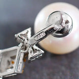 12mm High Luster Freshwater Pearl Drop Earrings - Silver 925 Silver Etsy