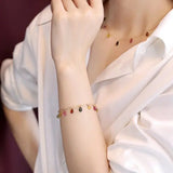 AAA+ High Luster White Pearl & Tourmaline - 14K Yellow Gold Filled Etsy