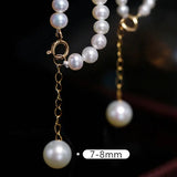 2-5mm Natural High Luster Baby White Pearl Handmade 18k Solid Yellow Gold Baby Pearl Necklace, Pearl Beaded Choker, Anniversary Gift Idea Etsy