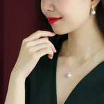 High Luster 12mm White Pearl Earrings Handmade Silver 925 White Pearl Earrings Etsy
