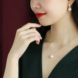 High Luster 12mm White Pearl Earrings Handmade Silver 925 White Pearl Earrings Etsy