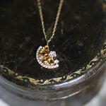 Natural Citrine Necklace Handmade 18K Gold Plated Vermeil Star Necklace, Anniversary Gift Idea, Retro Fine Jewelry Etsy
