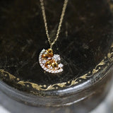 Natural Citrine Necklace Handmade 18K Gold Plated Vermeil Star Necklace, Anniversary Gift Idea, Retro Fine Jewelry Etsy