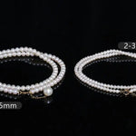 2-5mm Natural High Luster Baby White Pearl Handmade 18k Solid Yellow Gold Baby Pearl Necklace, Pearl Beaded Choker, Anniversary Gift Idea Etsy