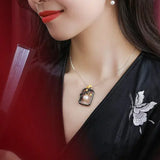 5A+ High Luster White Pearl 10mm Earrings Handmade Black Rhodium Plated Silver 925 Orient Style Pearl Earrings, Leaf Earrings, Gift Idea Etsy