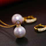 High Luster 12mm White Pearl Earrings Handmade Silver 925 White Pearl Earrings Etsy