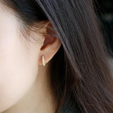 High Luster 12mm White Pearl Earrings Handmade Silver 925 White Pearl Earrings Etsy