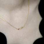 Natural Ruby & White Diamond 18K Yellow Gold Wheat Jewelry Set Etsy