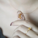 Natural Citrine Necklace Handmade 18K Gold Plated Vermeil Star Necklace, Anniversary Gift Idea, Retro Fine Jewelry Etsy