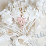 Pink Sakura Enamel Necklace Handmade 18k Gold Plated Vermeil Flower Necklace, Anniversary Gift Idea, Retro Fine Jewelry Etsy