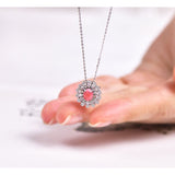 1.41Carat Queen Conch Pearl & White Diamond Ring 18K White Gold Flower Ring, Pearls Strombus Gigas, Engagement Ring Etsy