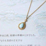 Natural Larimar Teardrop with Diamond Pearl Necklace & Ring 18K Solid Yellow Gold Necklace, Fine Jewelry, Gift for Her, Retro Fine Jewelry Etsy
