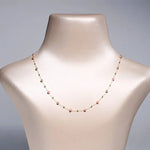 18K Yellow Gold Purple Pearl Choker - Natural High Luster Baby Pearl Necklace Etsy