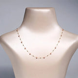 18K Yellow Gold Purple Pearl Choker - Natural High Luster Baby Pearl Necklace Etsy
