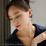 6-13mm AAA+ Freshwater White Pearl Earrings - 18K Yellow Gold Etsy