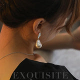 5A+ Natural High Luster Baroque Pearl Earrings, Handmade Silver 925 White Pearl Earrings, Freshwater Pearl S925 Disc Earrings Gift for Her Etsy