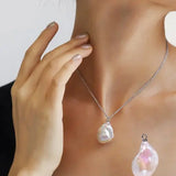 16mm Natural High Luster Baroque Pearl Earrings, Two in one Jewelry, Silver 925 White Pearl Handmade Earrings, Freshwater Pearl Earrings Etsy