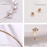 18k Yellow Gold Natural High Luster White Pearl Bracelets, Beaded Bracelets, DIY Bracelets, Anniversary Gift Idea, Gift for her Etsy
