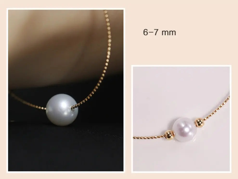 18k Yellow Gold Natural High Luster White Pearl Bracelets, Beaded Bracelets, DIY Bracelets, Anniversary Gift Idea, Gift for her Etsy