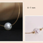 18k Yellow Gold Natural High Luster White Pearl Bracelets, Beaded Bracelets, DIY Bracelets, Anniversary Gift Idea, Gift for her Etsy