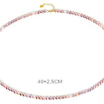 4A+ Natural High Luster Colorful Pearl Chokers, Handmade 18k Solid Yellow Gold Chokers, Purple Baby Pearl Chokers, Gift for Her Etsy