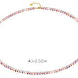4A+ Natural High Luster Colorful Pearl Chokers, Handmade 18k Solid Yellow Gold Chokers, Purple Baby Pearl Chokers, Gift for Her Etsy