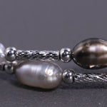 Natural Tahiti Black Keshi Pearl Bracelets, Handmade 925 Silver Baroque Pearl Bracelets, Gift Idea, Seawater Pearl, Beaded Bracelets Etsy
