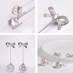 High Luster Baroque Pearl Earrings - 16mm Silver 925 Freshwater Pearl Etsy