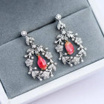 Queen Conch Pearl & White Diamond Earrings 18K Solid White Gold Wreath Flower Earrings (Customize), Strombus Gigas, Flamed Pink Pearl Etsy