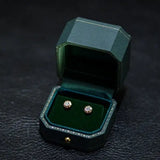 Viridian Velvet Leather Earrings Box, Hexagon Ring Box, Handmade from Japan, Engagement & Wedding Set Elegant Keepsake Box Etsy